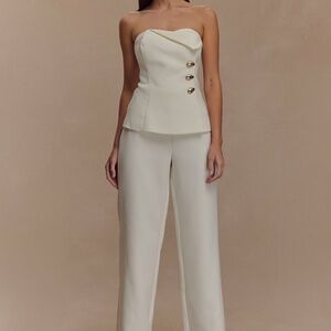 MESHKI Straight Leg Suiting Pants